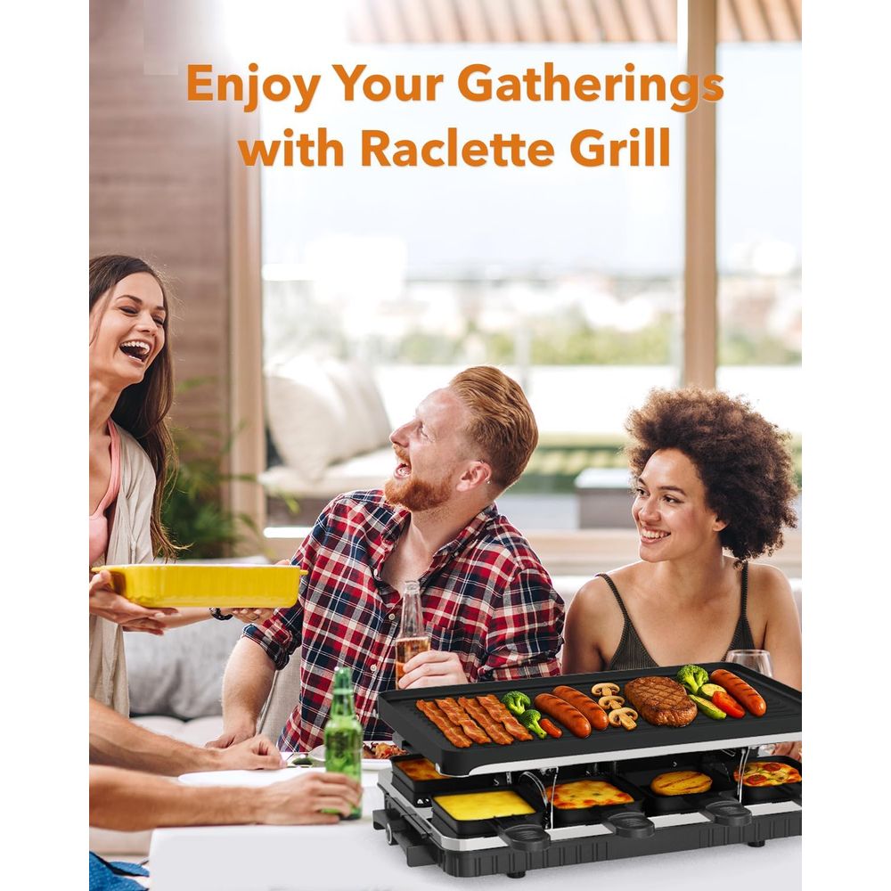 Raclette Table Grill, 2-in-1 K - Raclette Grill Table review and price