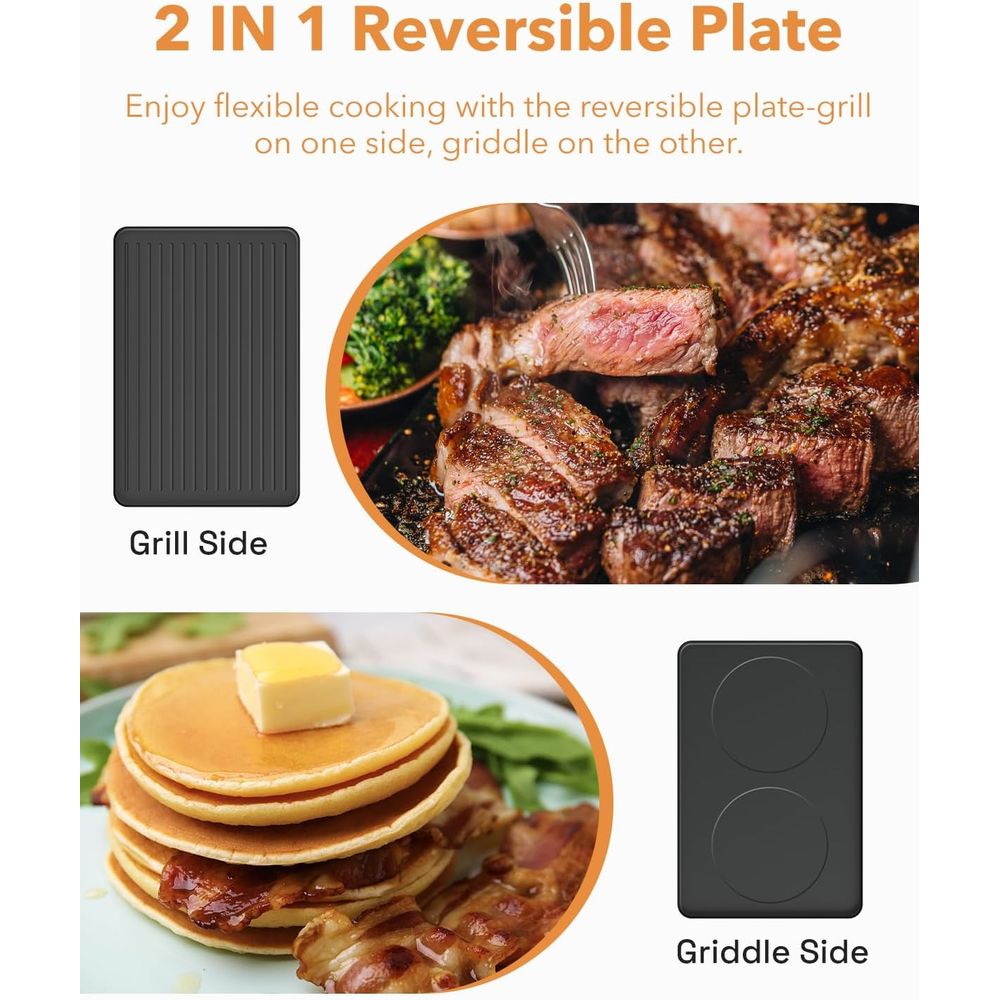 Raclette Table Grill, 2-in-1 K - Raclette Grill Table review and price