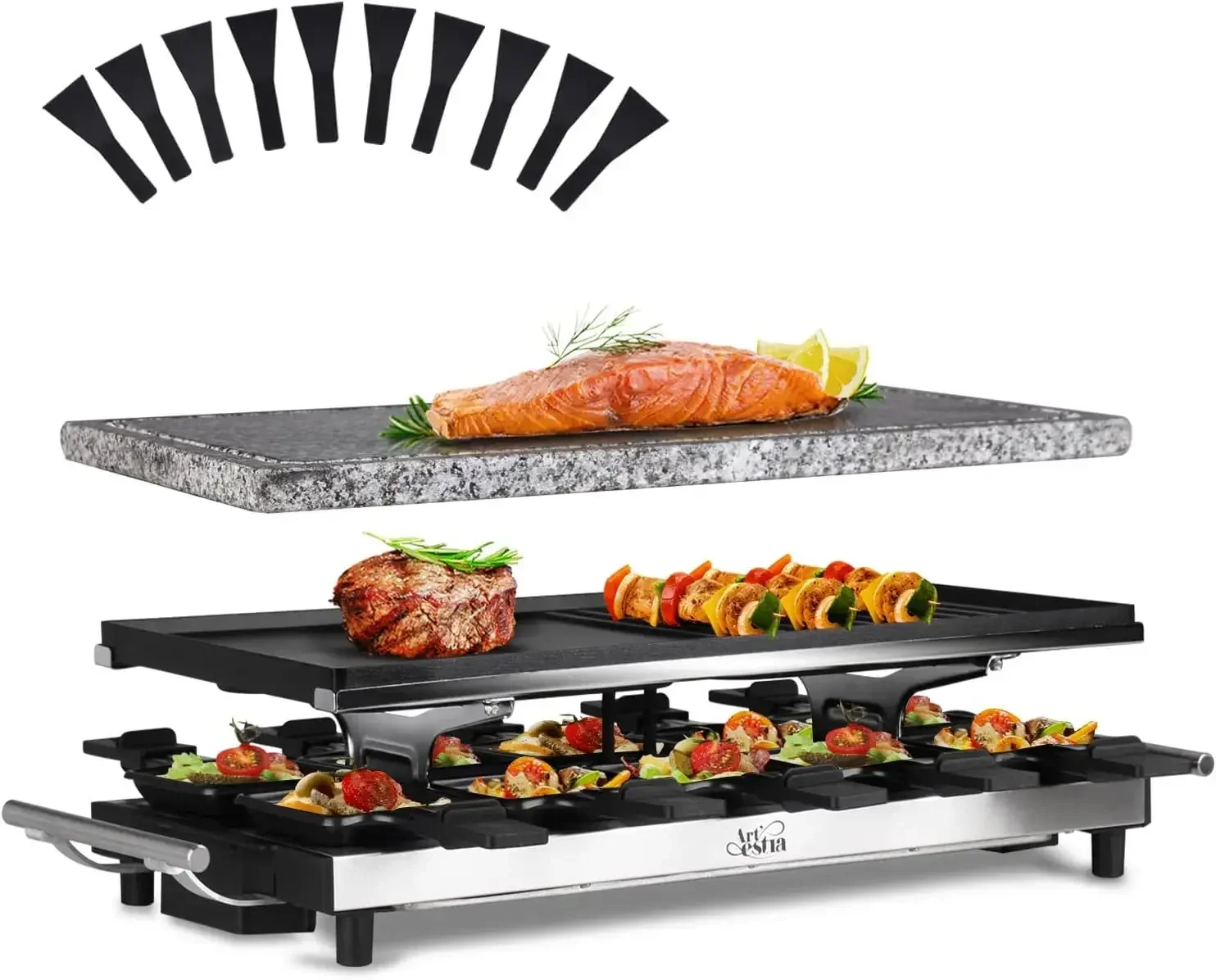 Artestia Raclette Table Grill, - Raclette Grill Table review and price