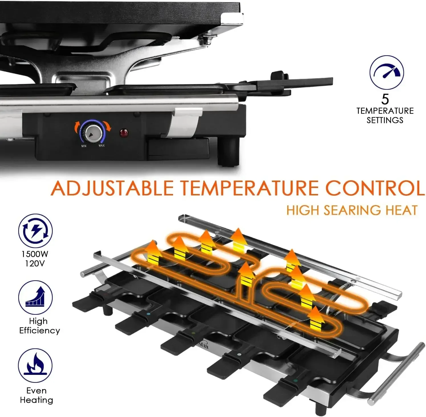 Artestia Raclette Table Grill, - Raclette Grill Table review and price