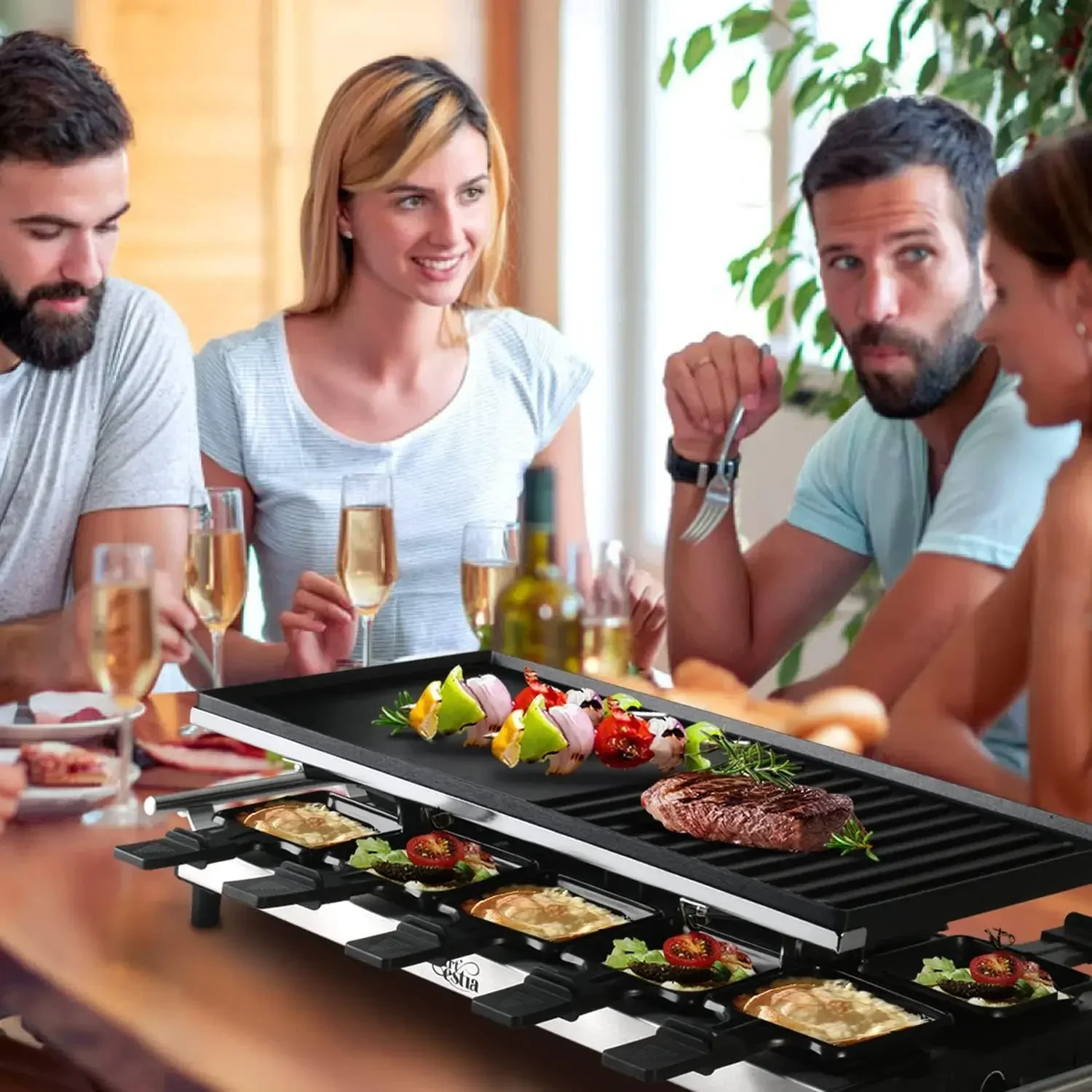 Artestia Raclette Table Grill, - Raclette Grill Table review and price