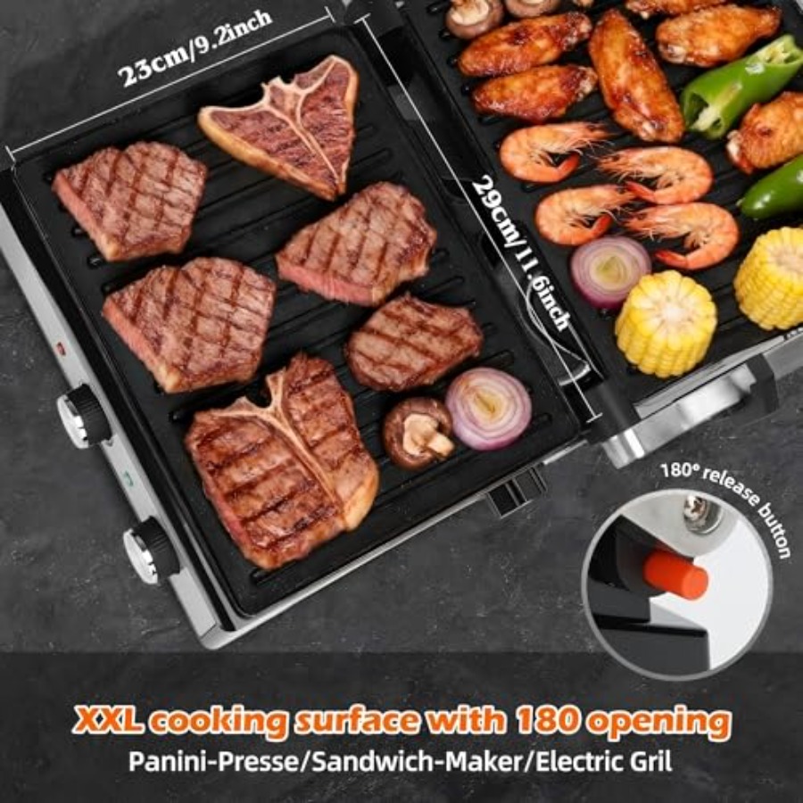 Panini Press Sandwich Maker wi - Sandwich Press Grill review and price