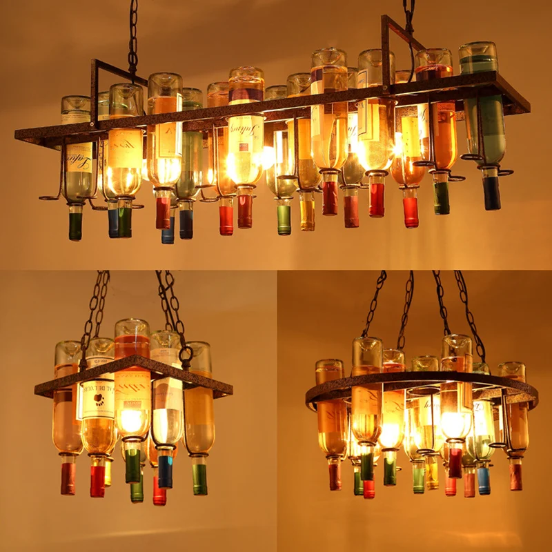 Vintage Wine Bottle Iron Led L - Kitchen Appliances Green review and price
