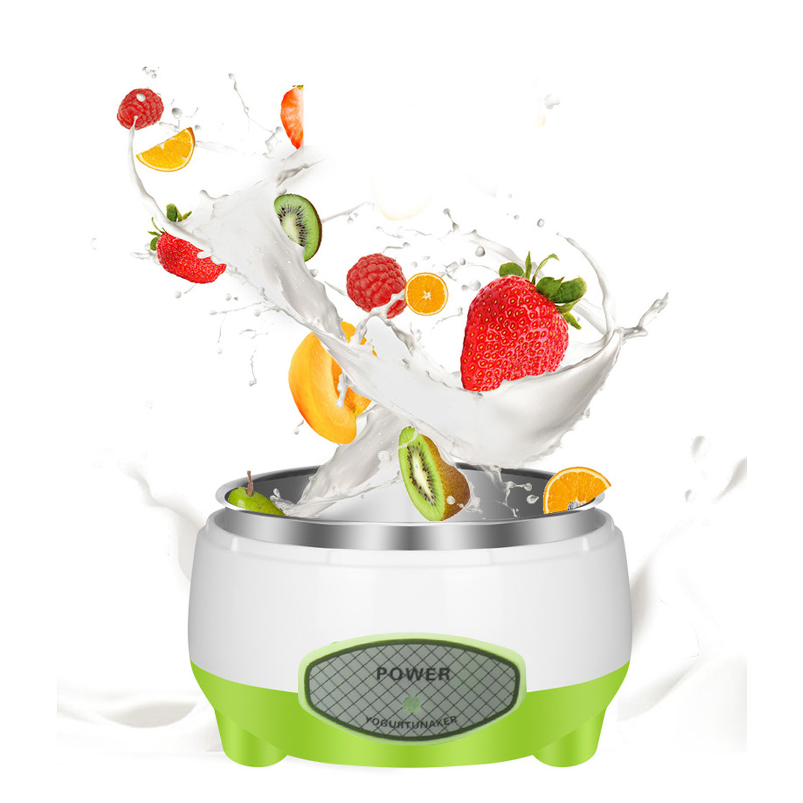 Compact Stainless Steel Yogurt - Kitchen Appliances Green review and price