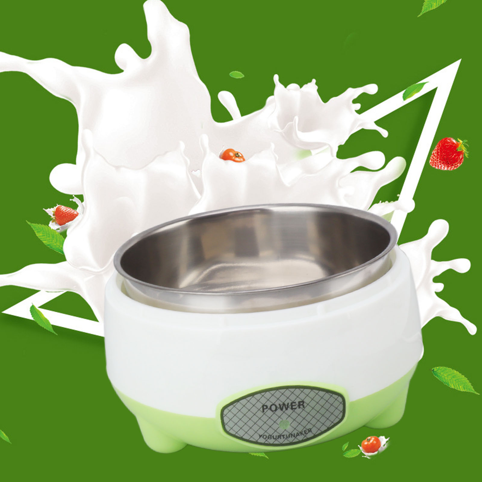 Compact Stainless Steel Yogurt - Kitchen Appliances Green review and price
