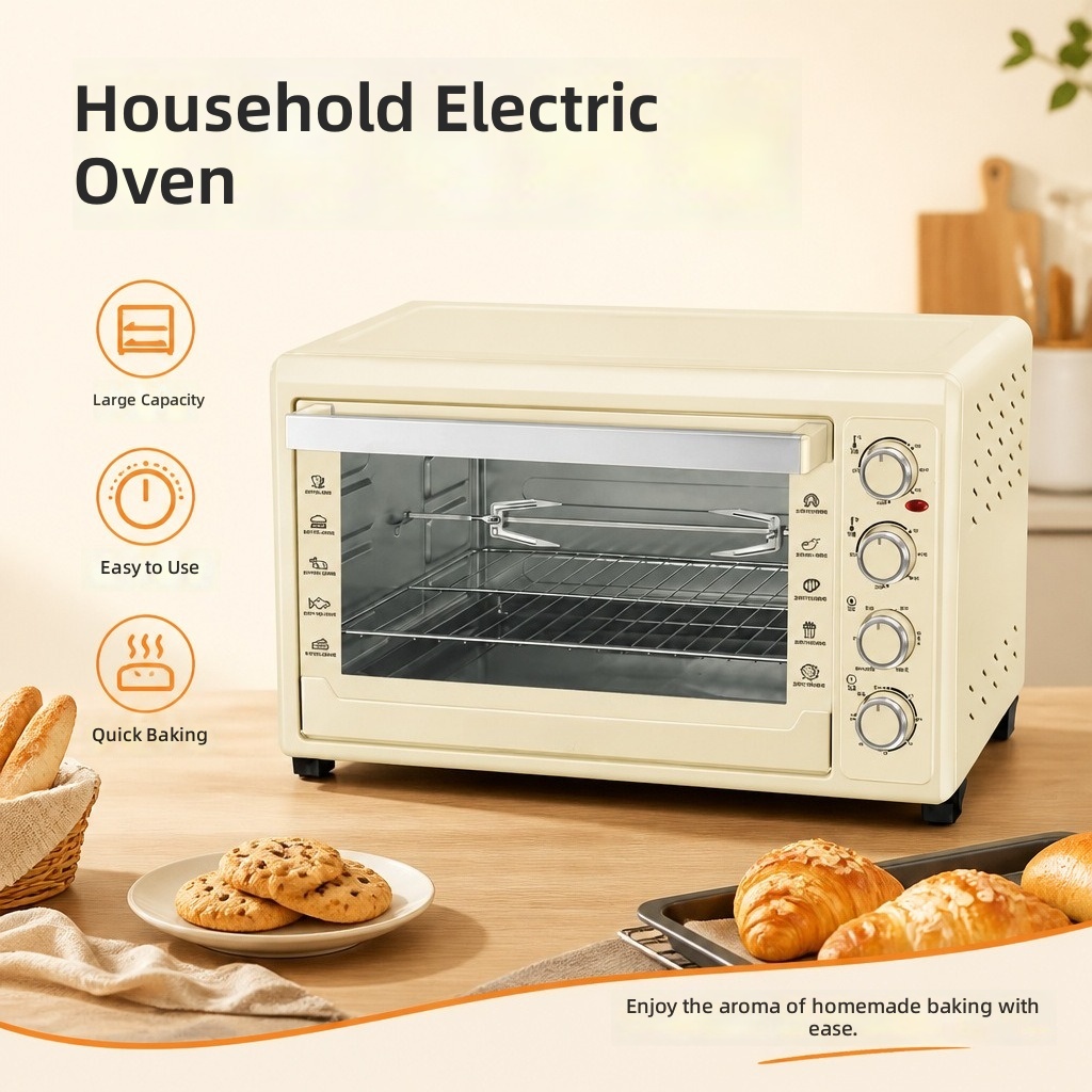 Electric Oven 60L, 4-Tier Baki - Kitchen Appliances Ideas review and price